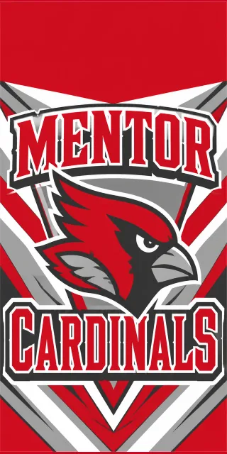 Mentor Cardinals shield design concept